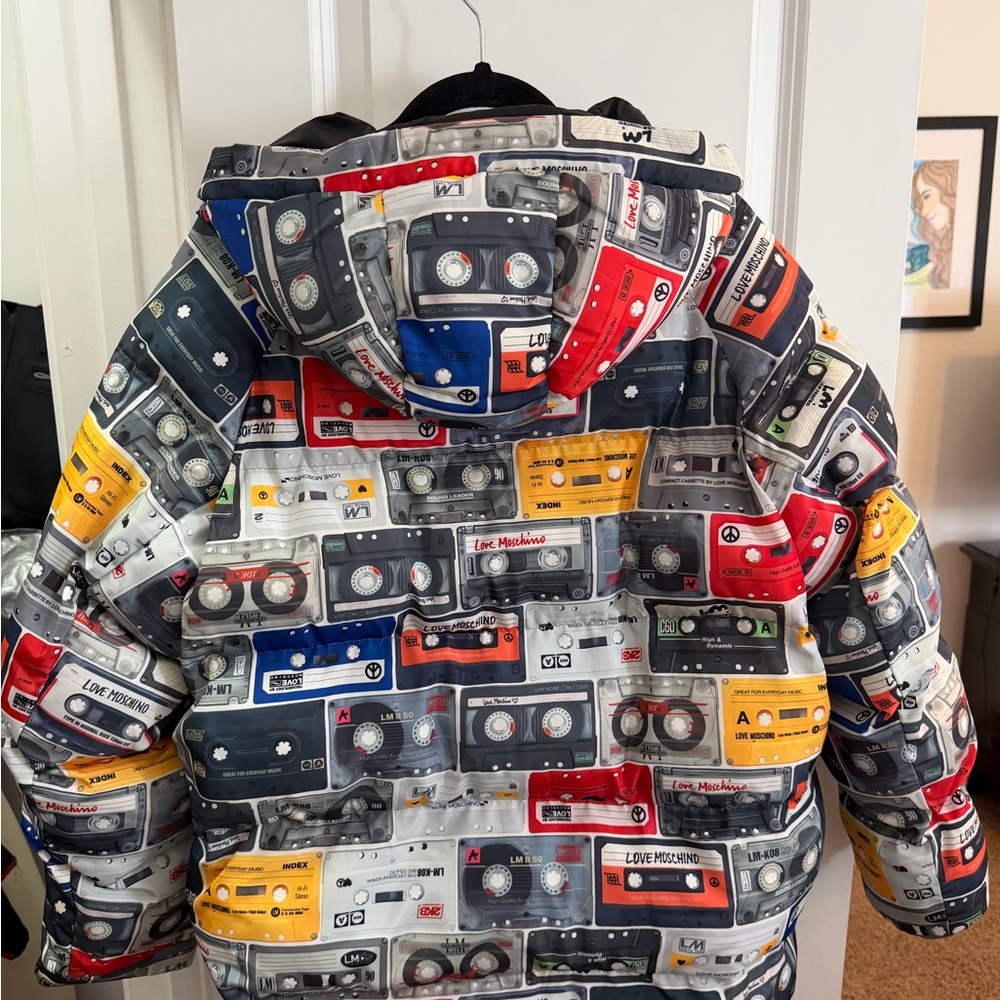 Love Moschino Cassette Print Jacket - Picture 4 of 5